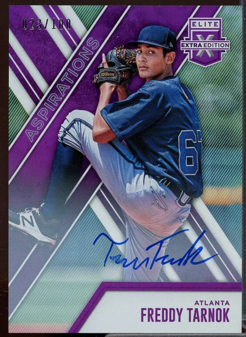 Freddy Tarnok Rookie 2017 Elite Extra Edition Autographs Aspirations Purple #80  Image 1