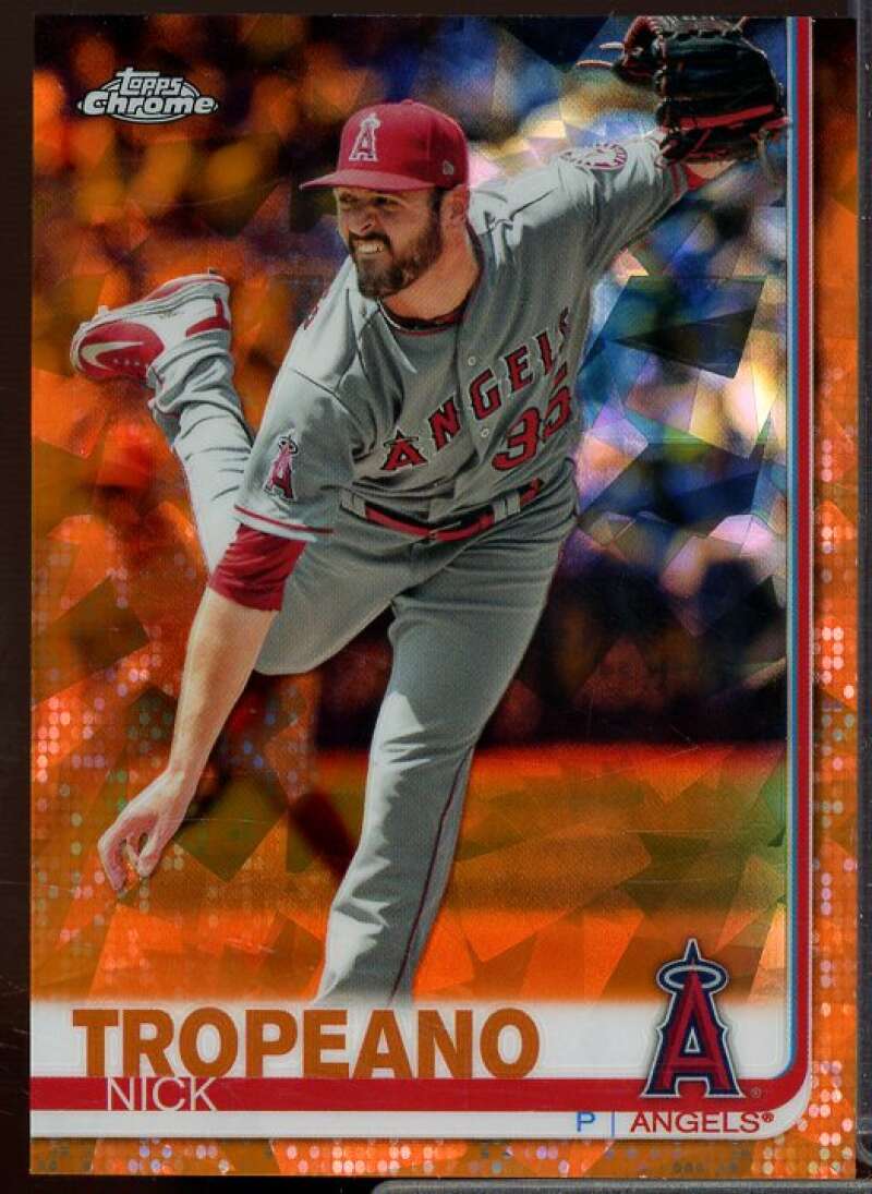 Nick Tropeano Rookie Card 2019 Topps Chrome Sapphire Orange #615  Image 1