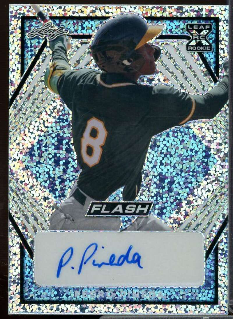 Pedro Pineda Rookie Card 2021 Leaf Valiant Purple #BAPP1  Image 1