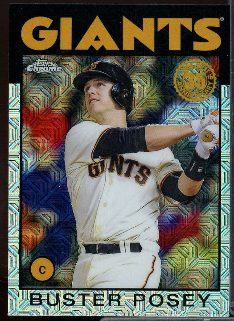 Buster Posey Card 2021 Topps '86 Topps Silver Pack Chrome #86BC58  Image 1