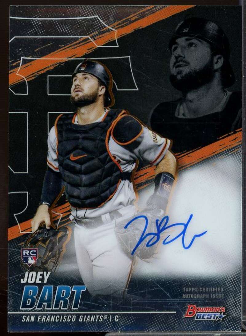 Joey Bart Rookie Card 2021 Bowman's Best Best of '21 Autographs #B21JB  Image 1