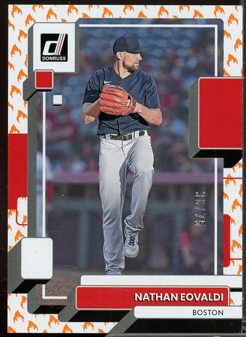 Nathan Eovaldi Card 2022 Donruss On Fire #200  Image 1
