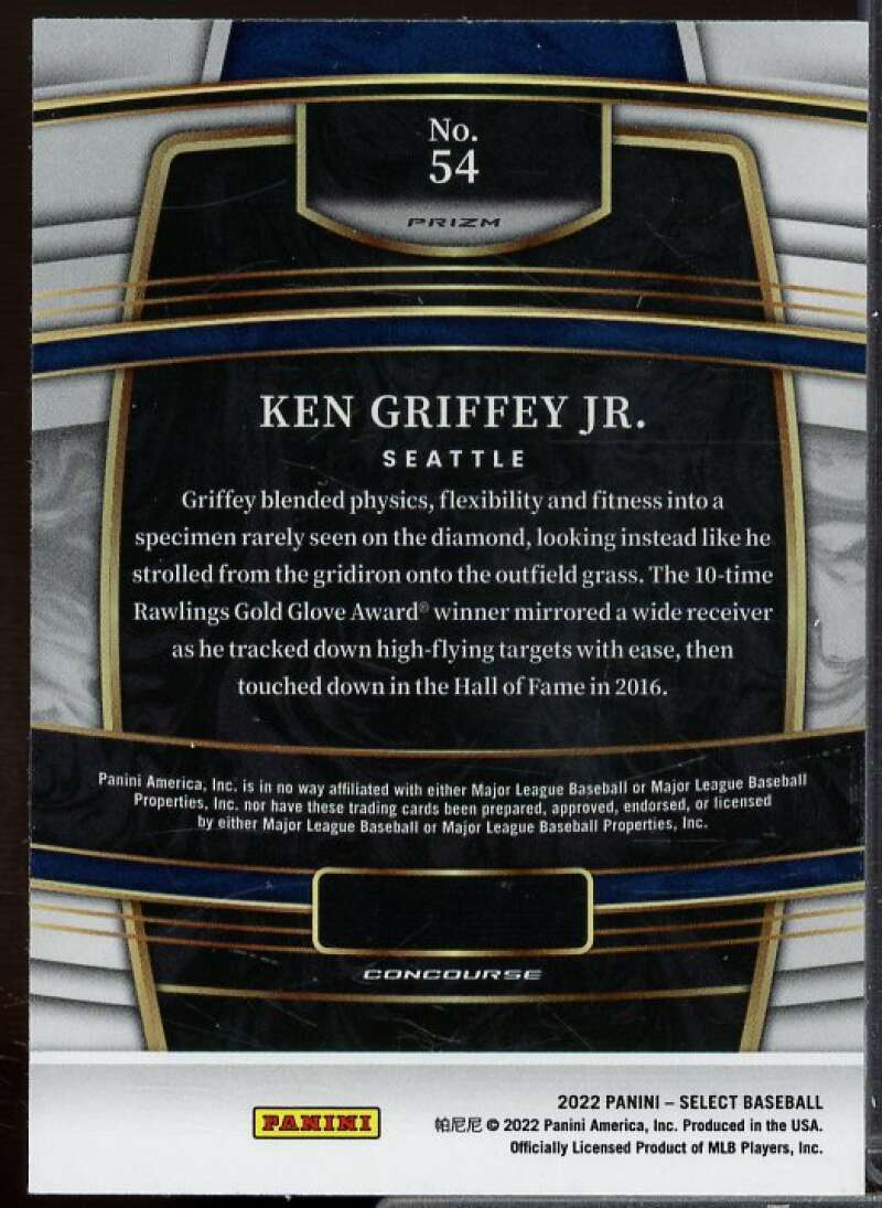 Ken Griffey Card 2022 Select Scope Prizm #54