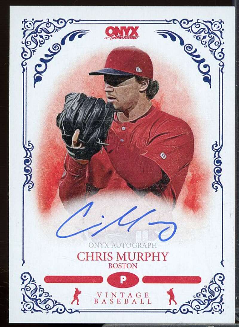 Auto Rookie Card 2022 Onyx Vintage Auto Blue Ink Chris Murphy #VACM  Image 1