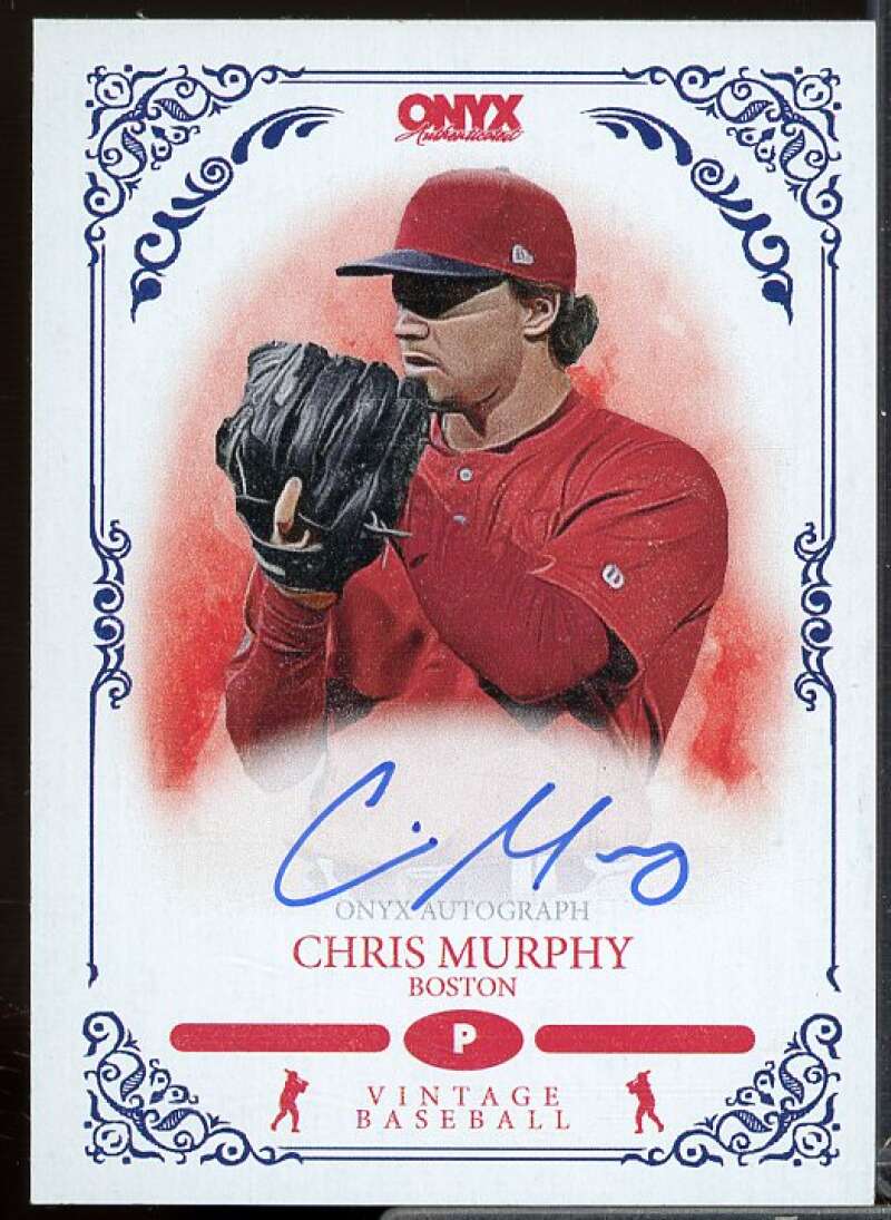 Auto Rookie Card 2022 Onyx Vintage Auto Blue Ink Chris Murphy #VACM  Image 1