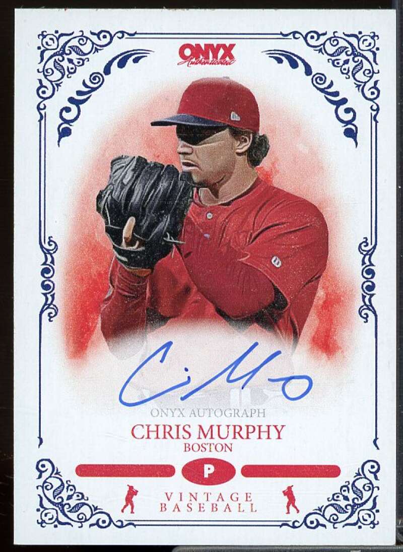 Auto Rookie Card 2022 Onyx Vintage Auto Blue Ink Chris Murphy #VACM  Image 1