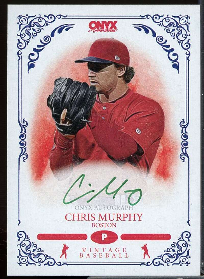 Auto Rookie Card 2022 Onyx Vintage Auto Blue Ink Chris Murphy #VACM  Image 1