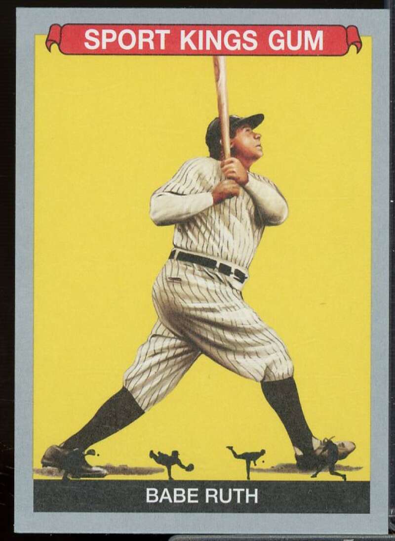 Babe Ruth (Yellow Background) Card 2023 Sportkings Volume 4 Retail #144  Image 1