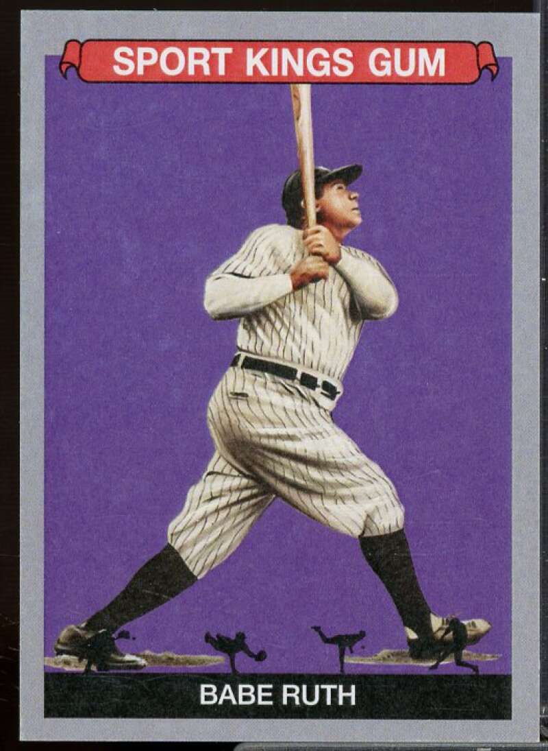 Babe Ruth (Purple Background) Card 2023 Sportkings Volume 4 Retail  #144  Image 1