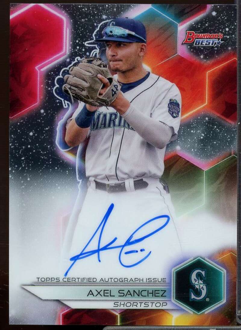 Axel Sanchez Rookie Card 2023 Bowman's Best Best of '23 Autographs #B23AS  Image 1