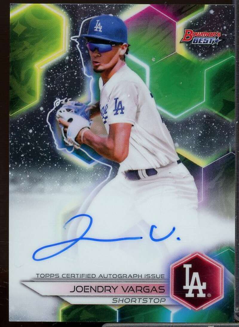 Joendry Vargas Rookie Card 2023 Bowman's Best Best of '23 Autographs #B23JV  Image 1