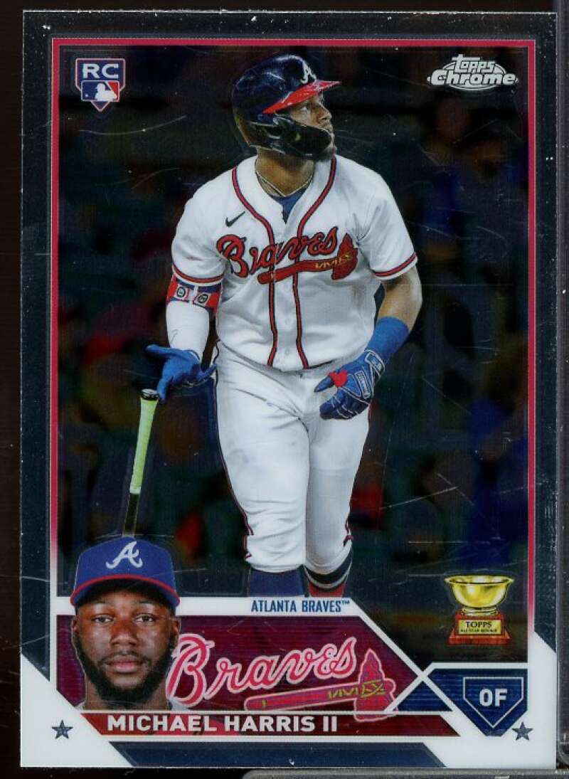 Michael Harris II Rookie Card 2023 Topps Chrome #79  Image 1