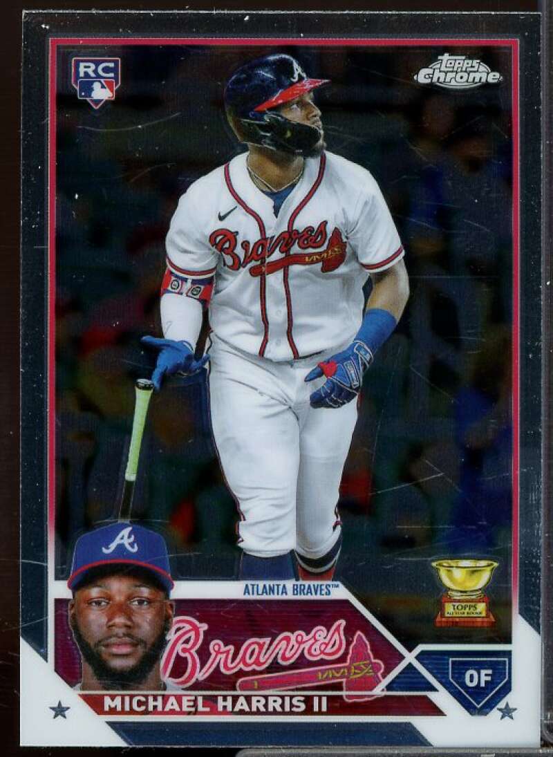 Michael Harris II Rookie Card 2023 Topps Chrome #79  Image 1