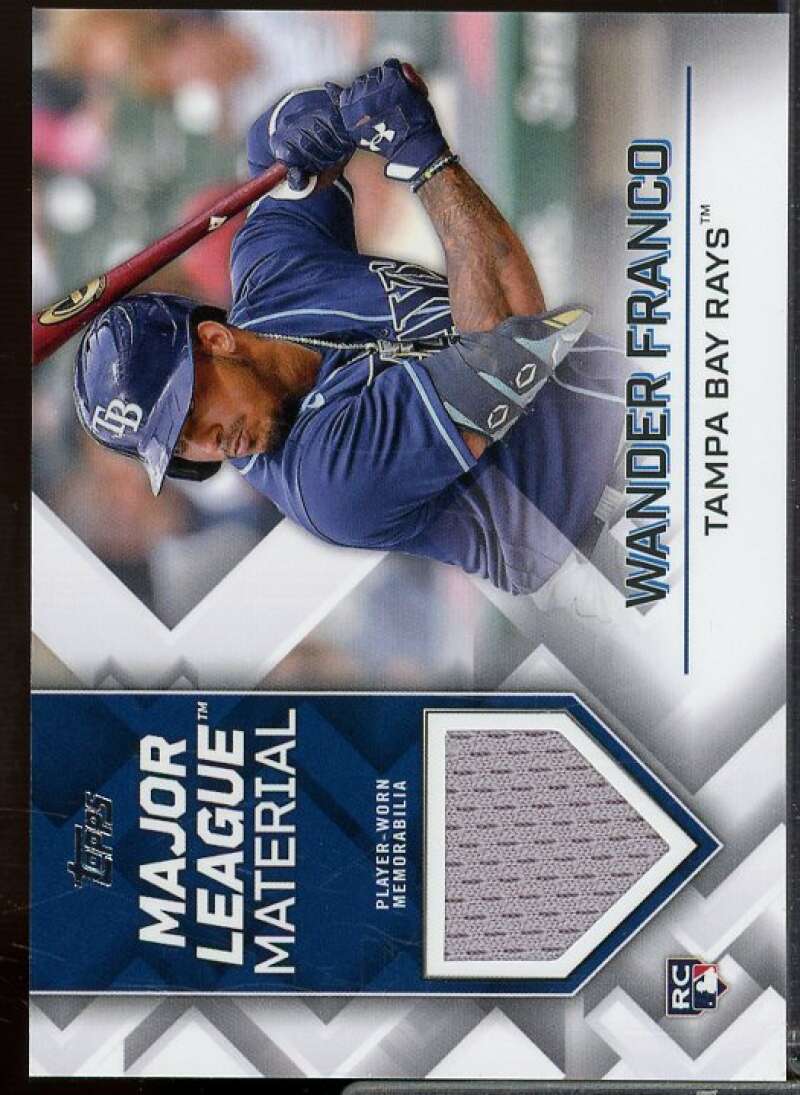 Wander Franco Card 2022 Topps Major League Materials #MLMWF  Image 1