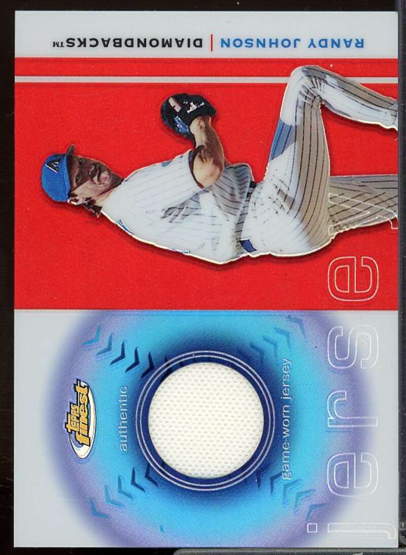 Randy Johnson H Card 2003 Finest Uniform Relics #RJ  Image 1