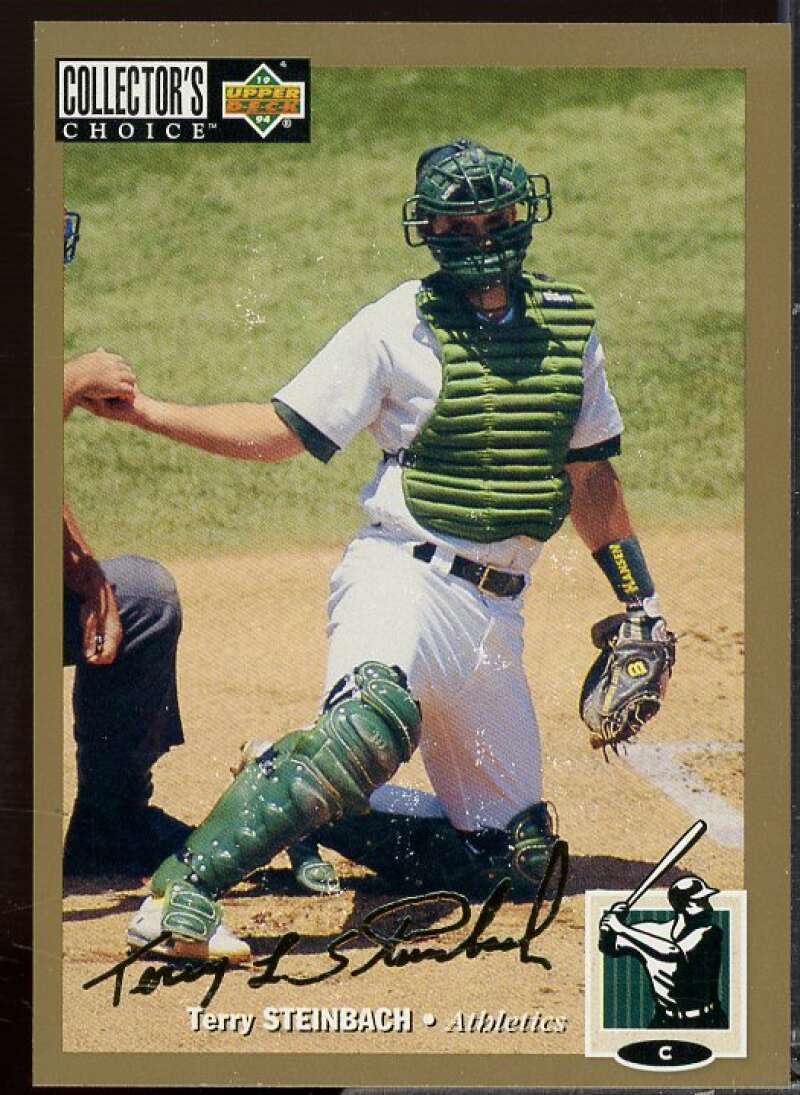 Terry Steinbach Card 1994 Collector's Choice Gold Signature #267  Image 1