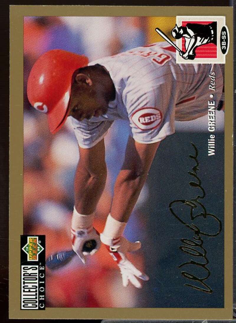 Willie Greene Card 1994 Collector's Choice Gold Signature #116  Image 1