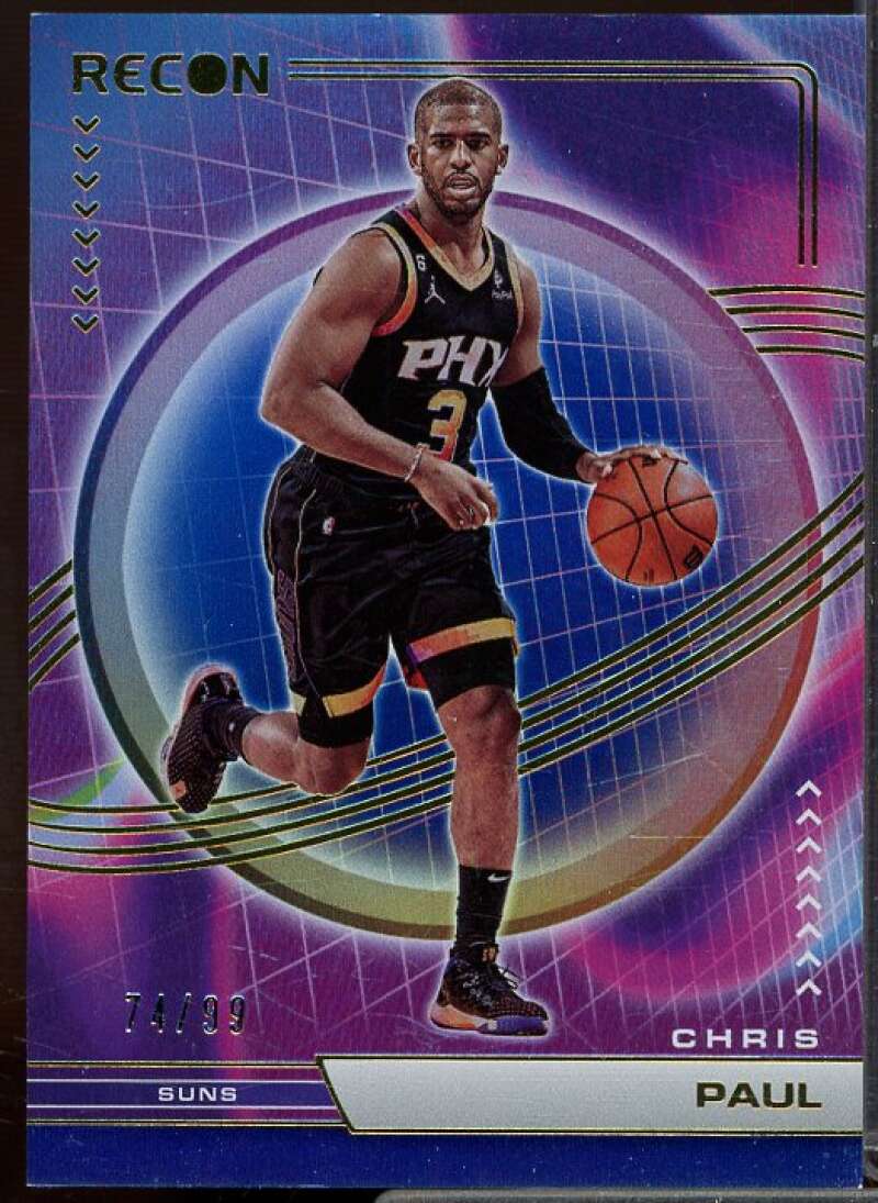 Chris Paul Card 2022-23 Panini Recon Holo Blue #1  Image 1