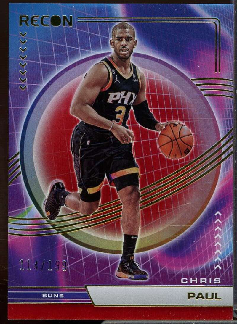 Chris Paul Card 2022-23 Panini Recon Holo Red #1  Image 1