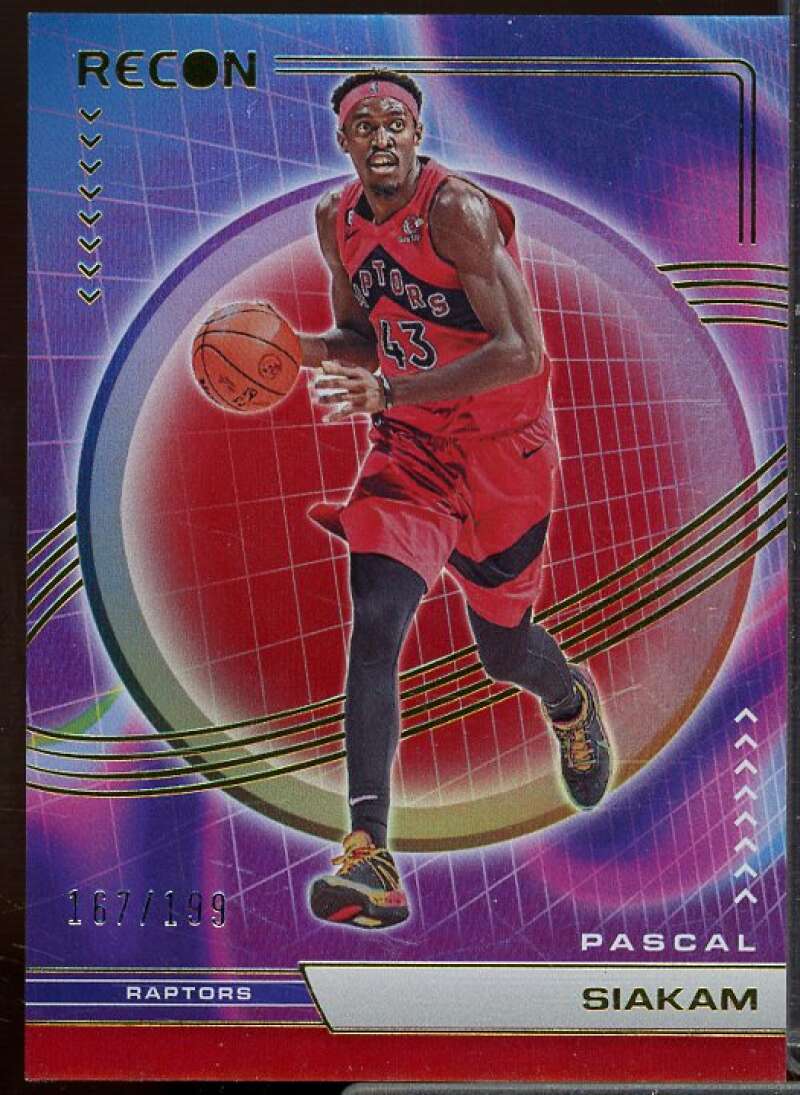 Pascal Siakam Card 2022-23 Panini Recon Holo Red #9  Image 1