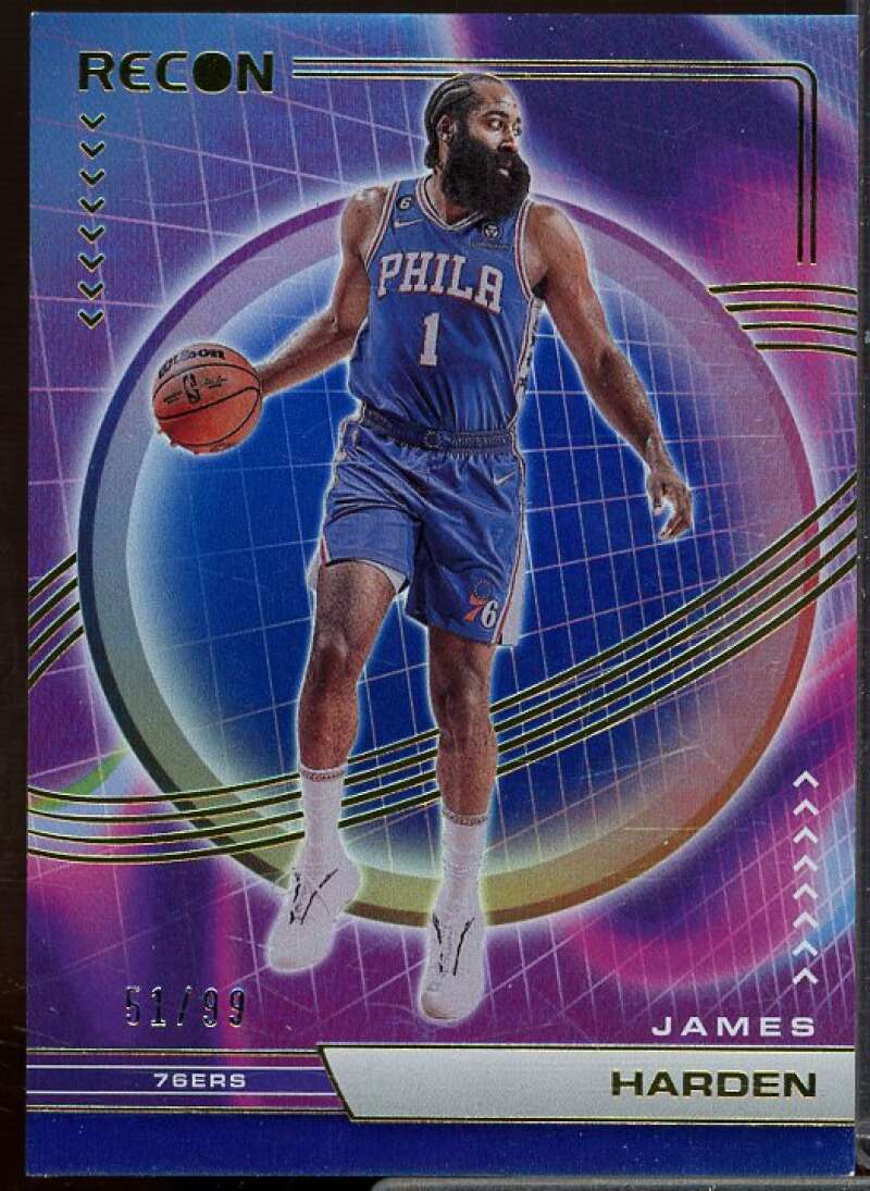 James Harden Card 2022-23 Panini Recon Holo Blue #15  Image 1