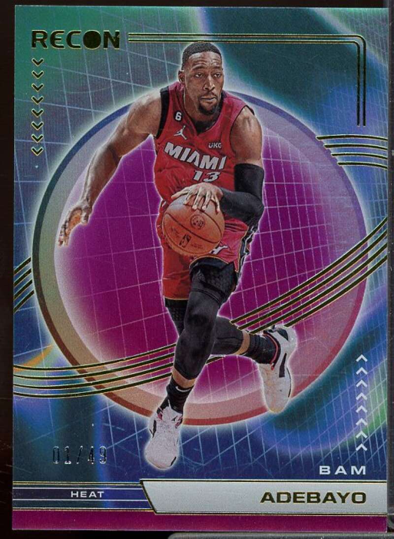 Bam Adebayo Card 2022-23 Panini Recon Holo Purple #94  Image 1