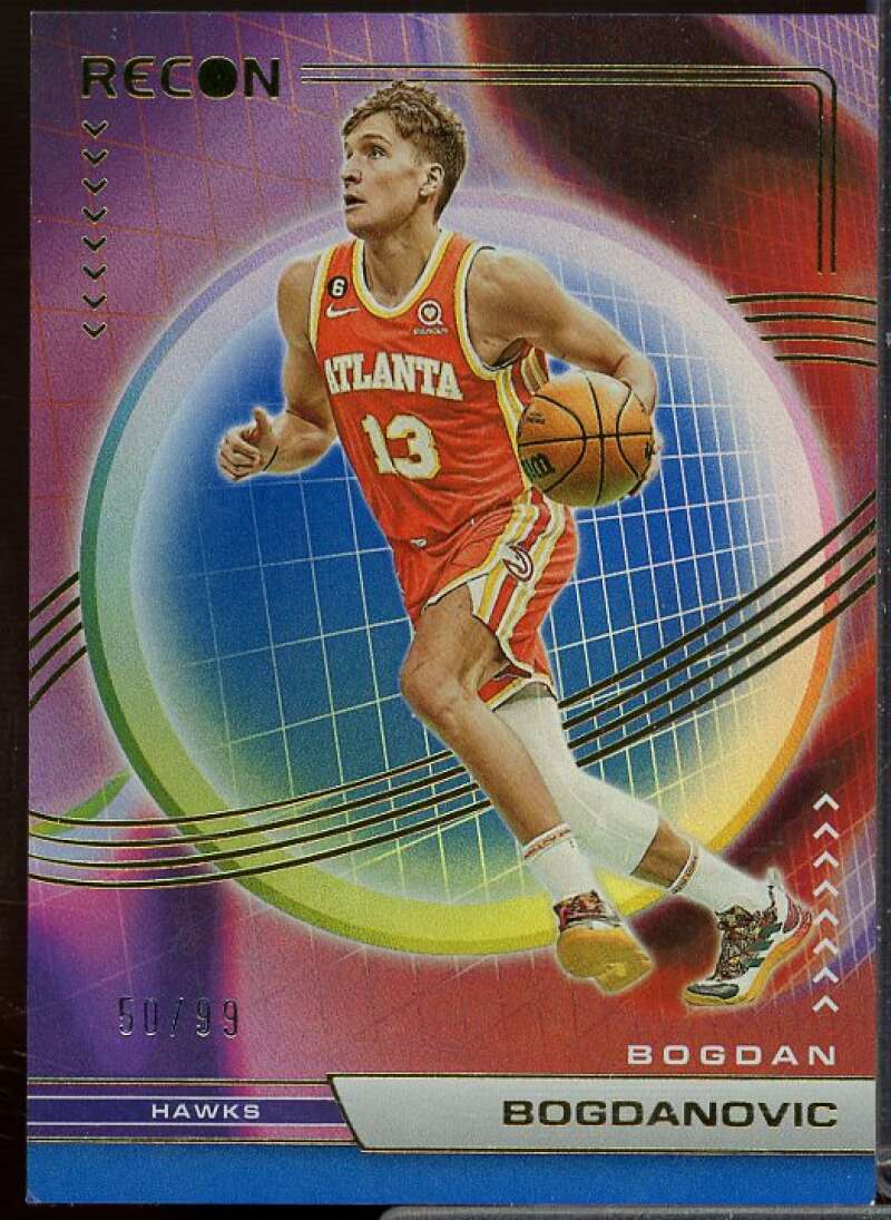 Bogdan Bogdanovic Card 2022-23 Panini Recon Holo Blue #126  Image 1