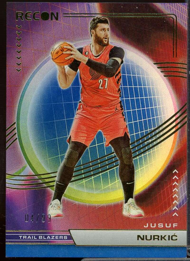 Jusuf Nurkic Card 2022-23 Panini Recon Holo Blue #151  Image 1