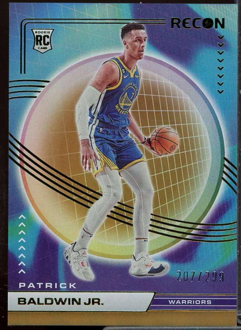 Patrick Baldwin Jr. Rookie Card 2022-23 Panini Recon Holo Bronze #205  Image 1