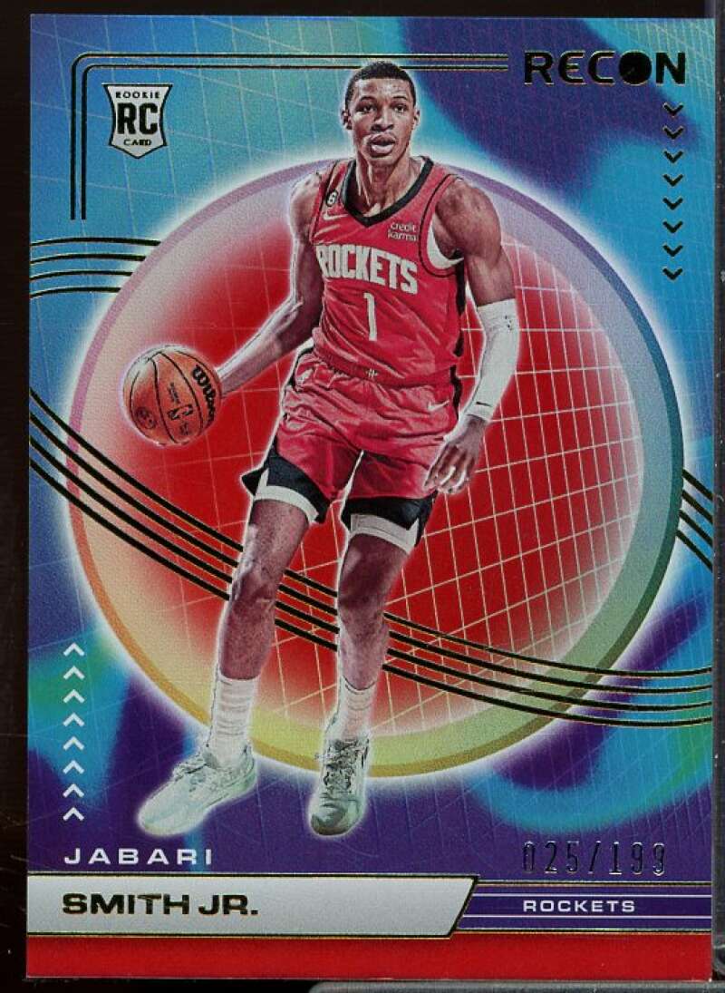 Jabari Smith Jr. Rookie Card 2022-23 Panini Recon Holo Red #215  Image 1