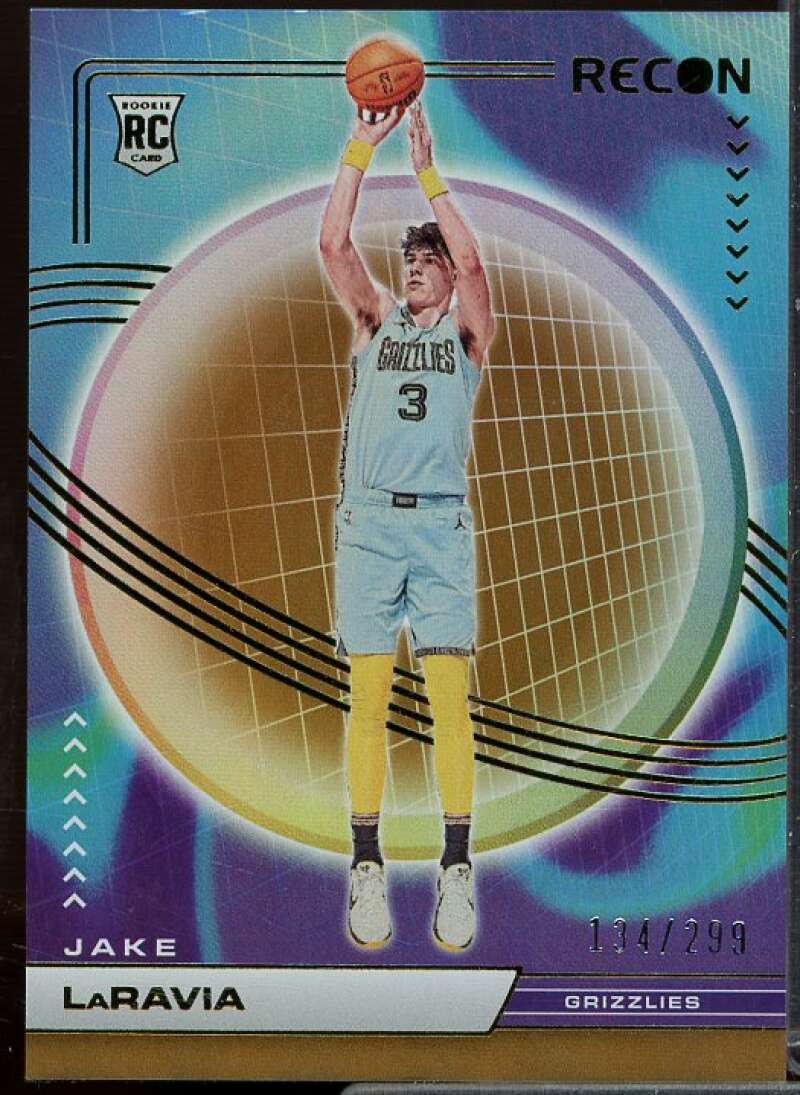 Jake LaRavia Rookie Card 2022-23 Panini Recon Holo Bronze #223  Image 1