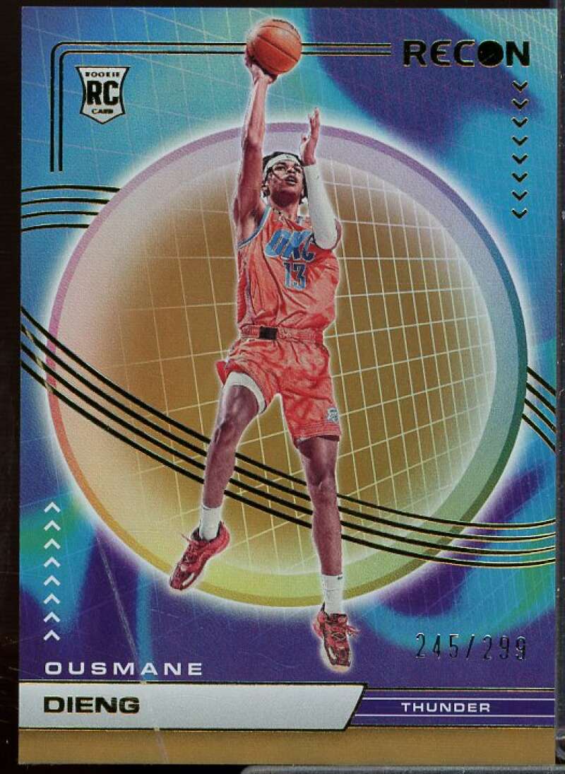 Ousmane Dieng Rookie Card 2022-23 Panini Recon Holo Bronze #225  Image 1
