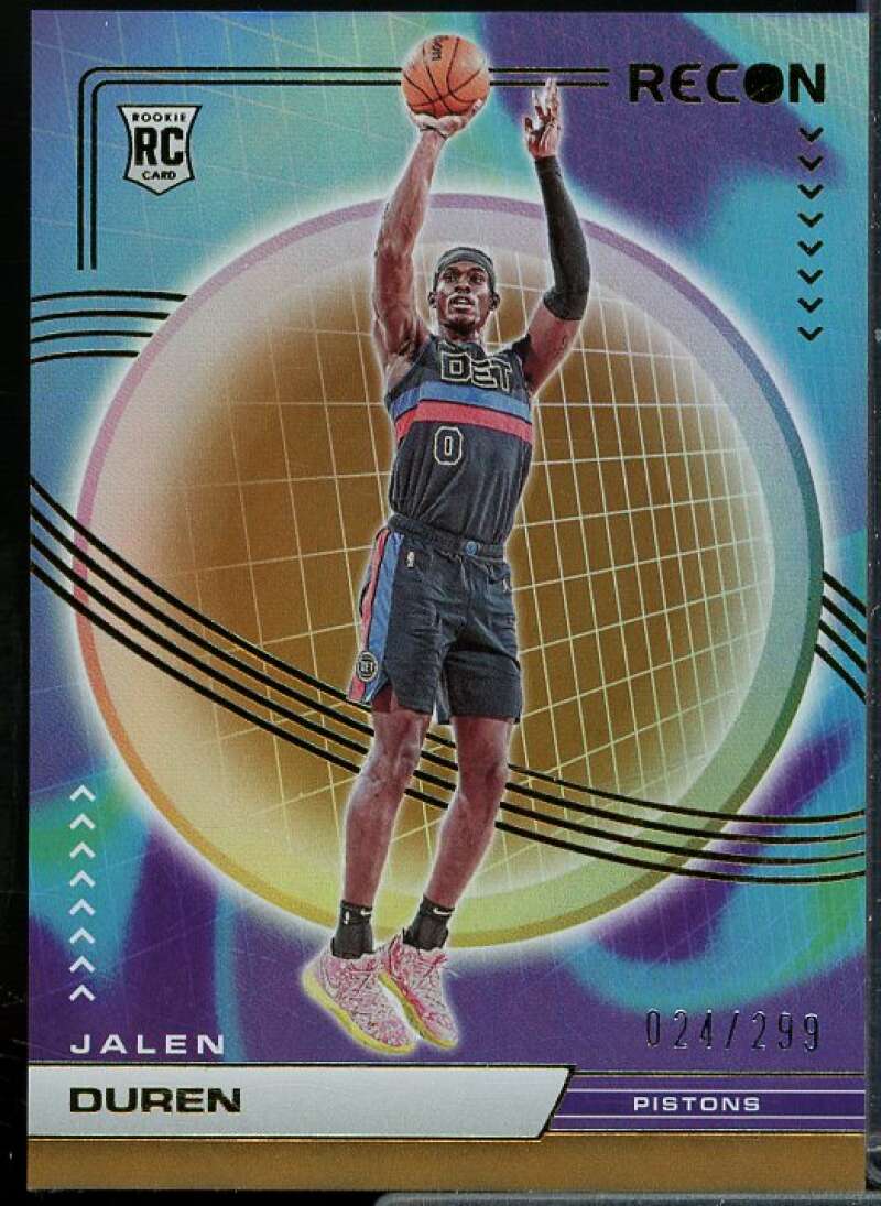 Jalen Duren Rookie Card 2022-23 Panini Recon Holo Bronze #234  Image 1