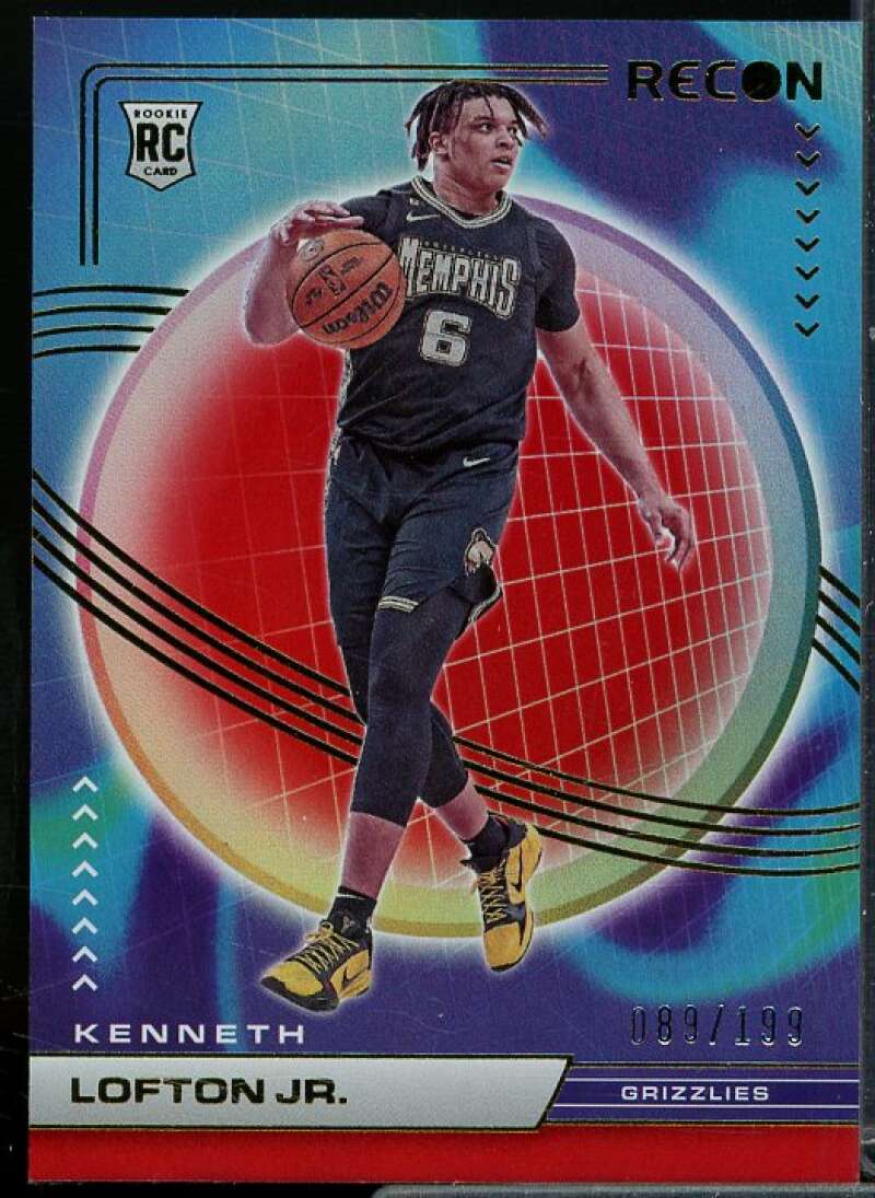Kenneth Lofton Jr. Rookie Card 2022-23 Panini Recon Holo Red #235  Image 1