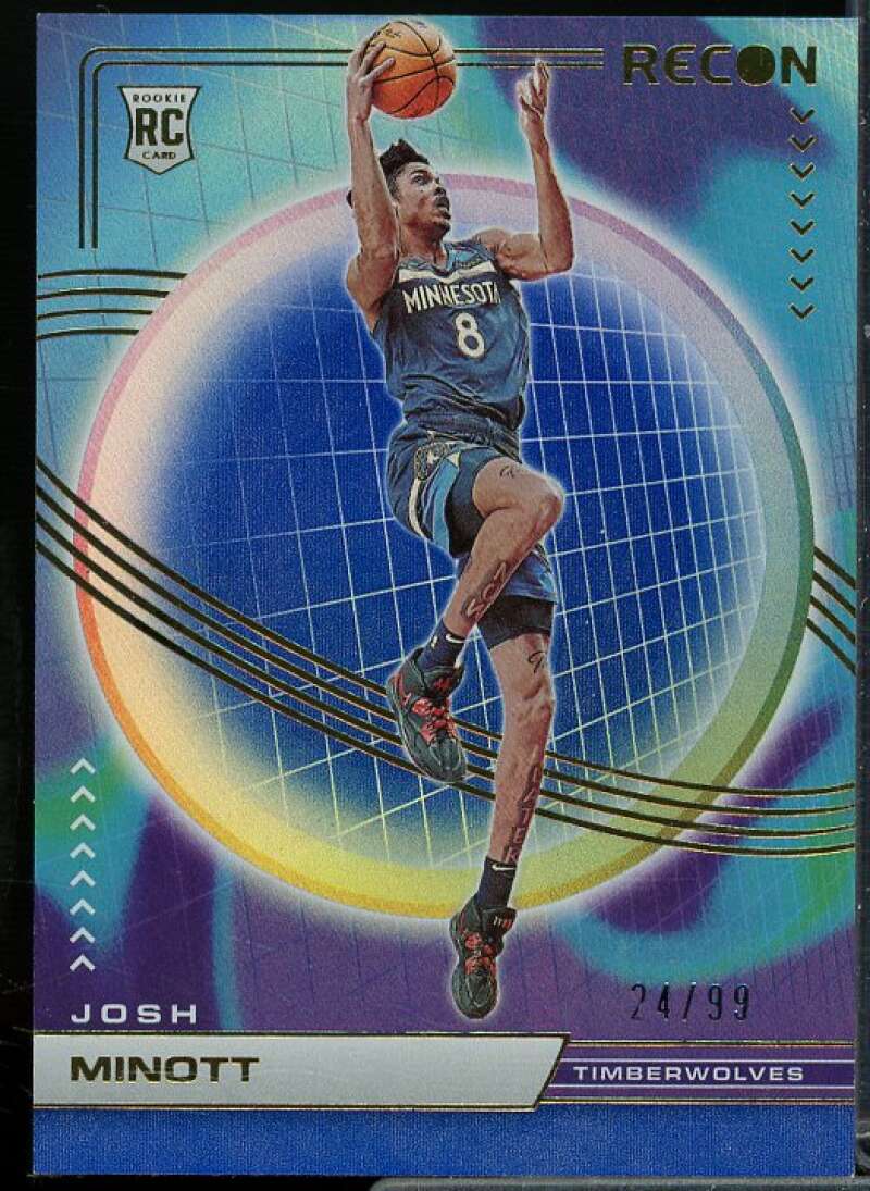 Josh Minott Rookie Card 2022-23 Panini Recon Holo Blue #249  Image 1