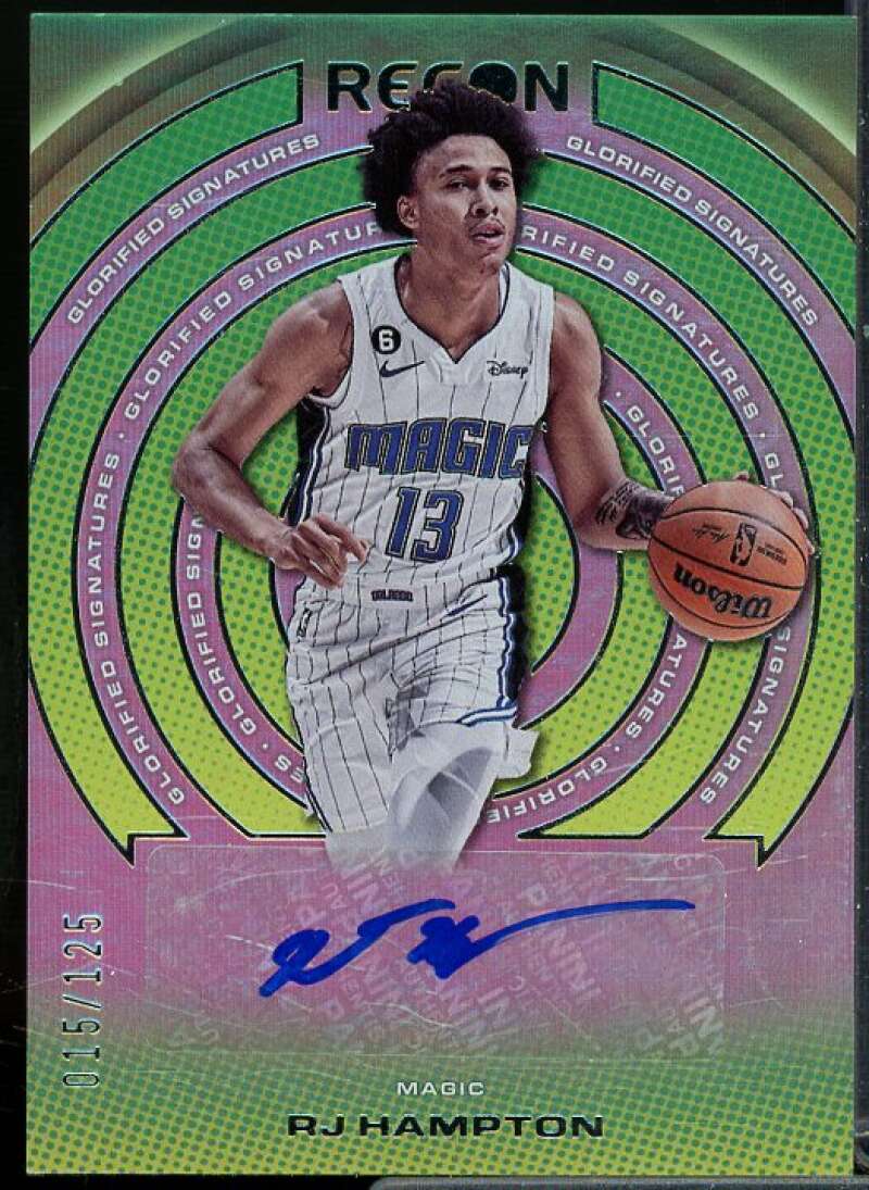 RJ Hampton Card 2022-23 Panini Recon Glorified Signatures #4  Image 1