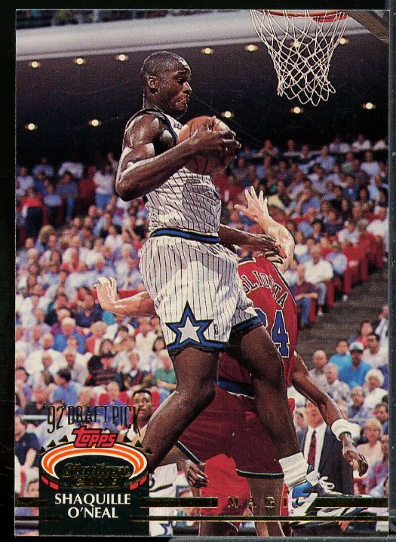 Shaquille O'Neal Rookie Card 1992-93 Stadium Club #247  Image 1