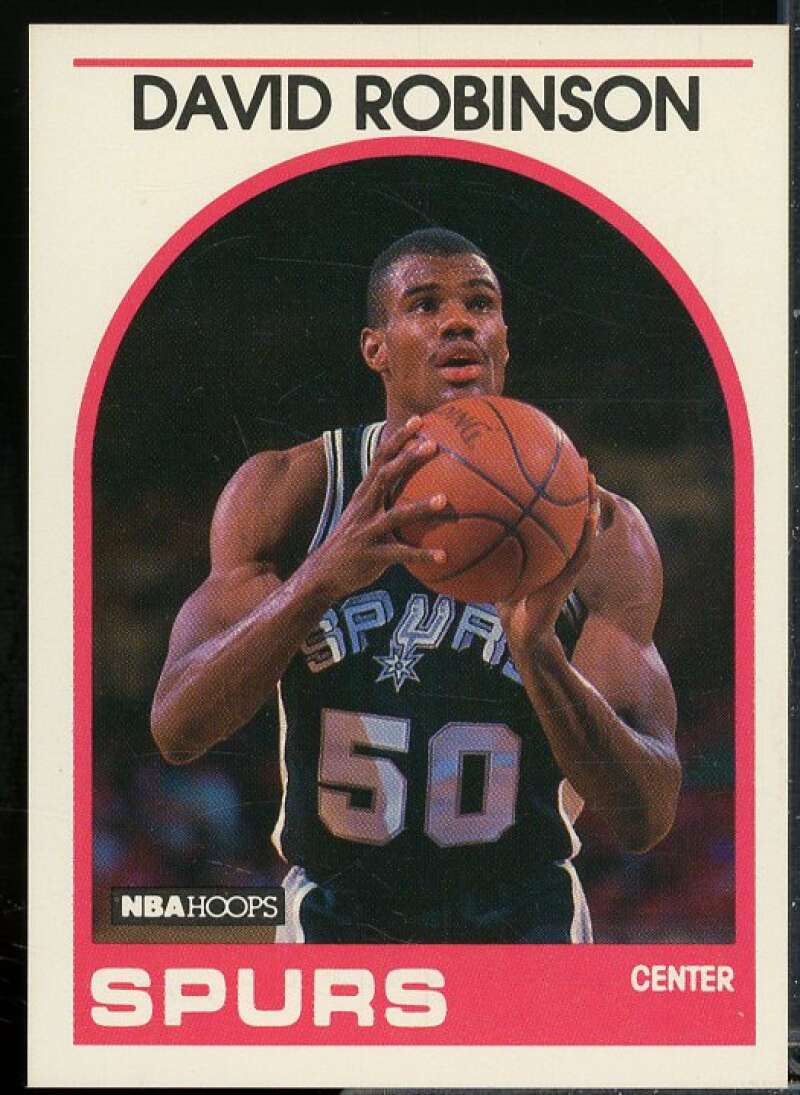 David Robinson IA Rookie Card 1989-90 Hoops #310  Image 1