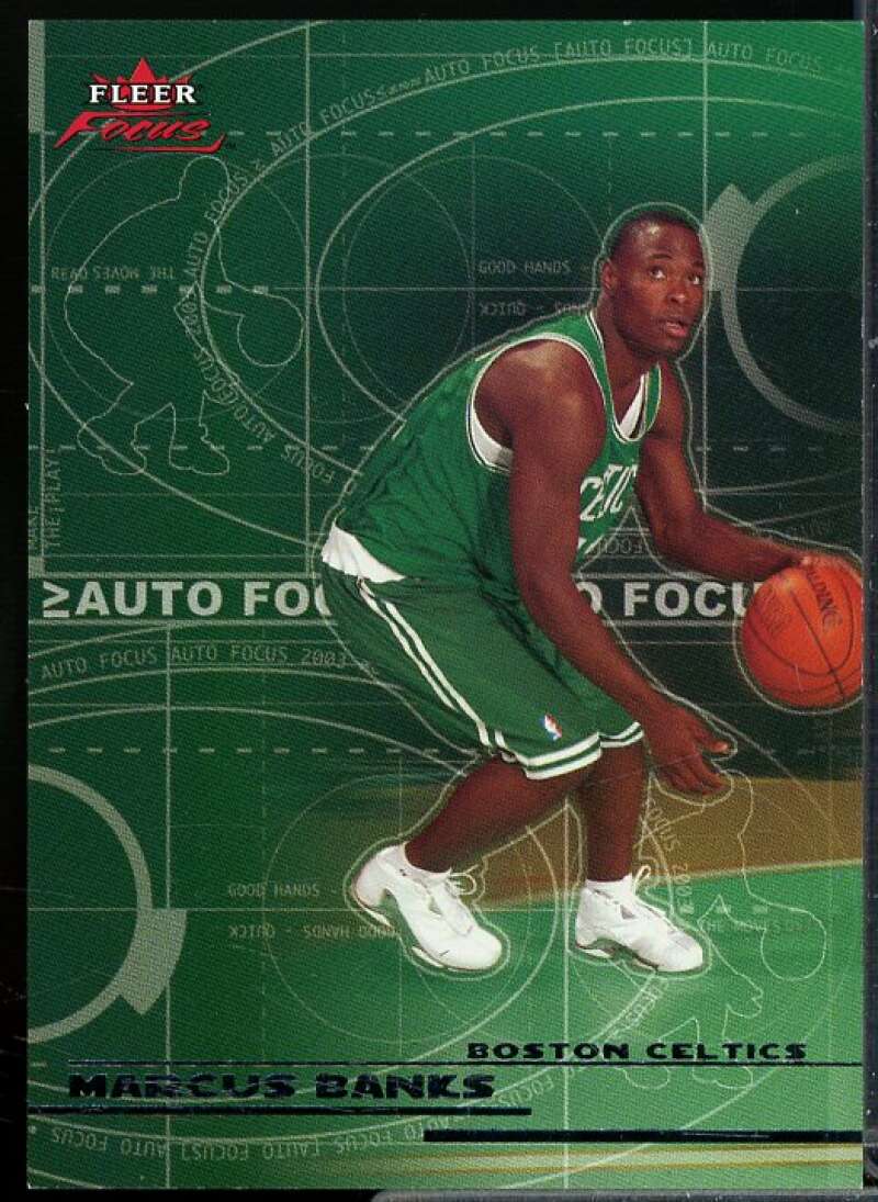 Marcus Banks Card 2003-04 Fleer Focus Auto Focus #17  Image 1