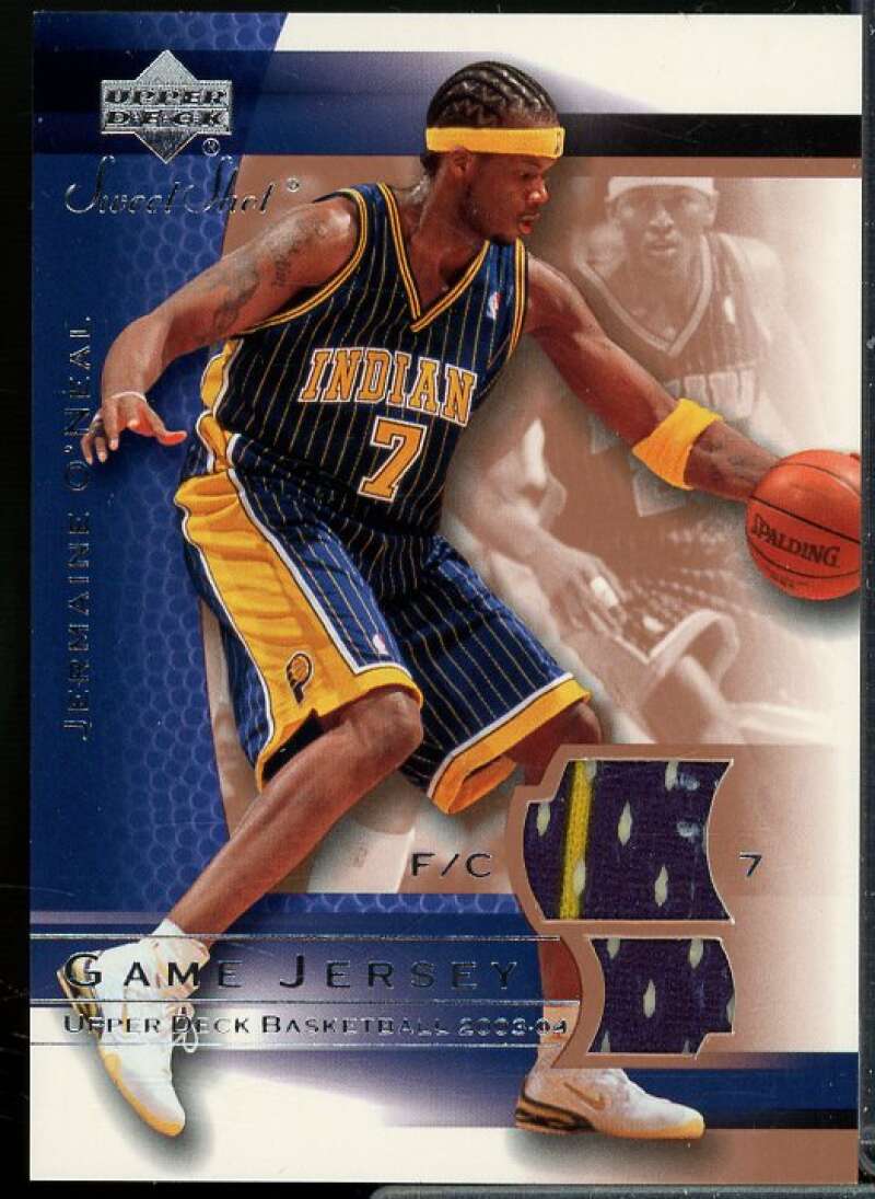 Jermaine O'Neal Card 2003-04 Sweet Shot Jerseys #JOJ  Image 1