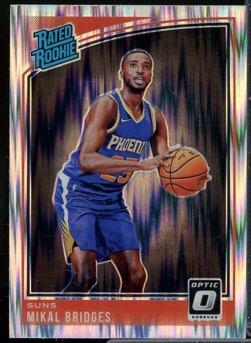 Mikal Bridges Rookie Card 2018-19 Donruss Optic Shock #200  Image 1