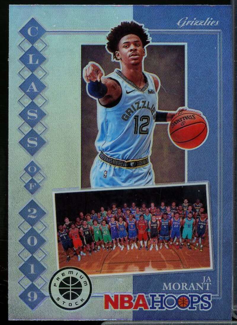 Ja Morant Rookie Card 2019-20 Hoops Premium Stock Class of 2019 Holo #9  Image 1