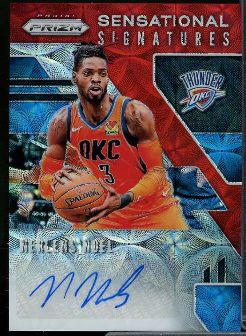 Nerlens Noel Card 2019-20 Panini Prizm Sensational Signatures Prizms Choice #5  Image 1