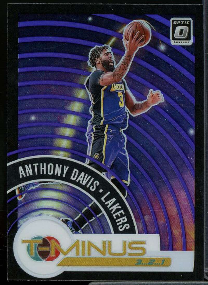 Anthony Davis Card 2020-21 Donruss Optic T-Minus 3 2 1 Holo #2  Image 1