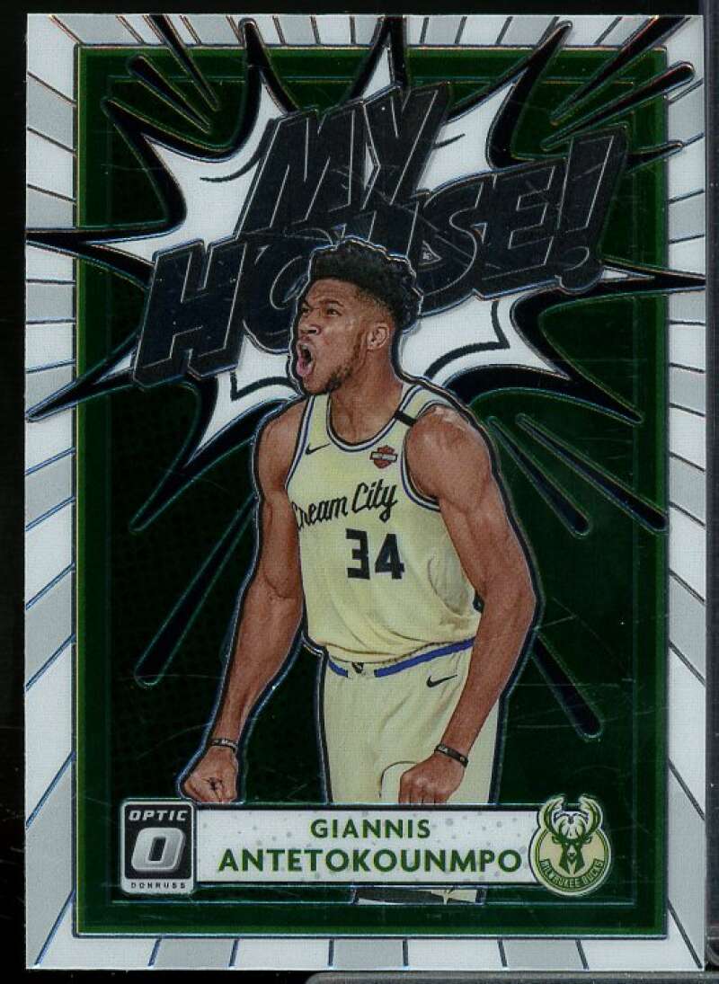 Giannis Antetokounmpo Card 2020-21 Donruss Optic My House #2  Image 1