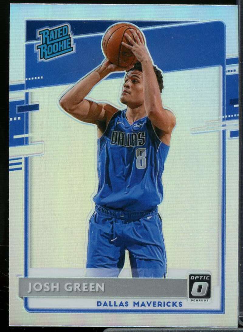 Josh Green Rookie Card 2020-21 Donruss Optic Holo #168  Image 1