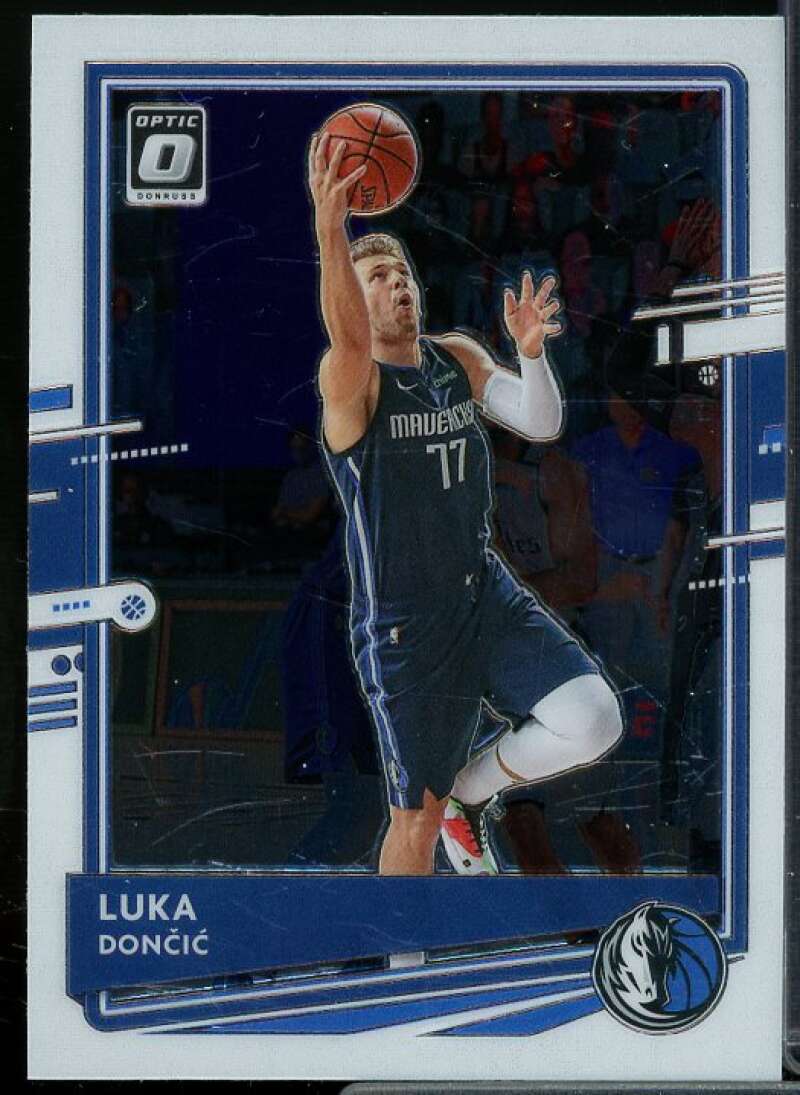 Luka Doncic Card 2020-21 Donruss Optic #86  Image 1