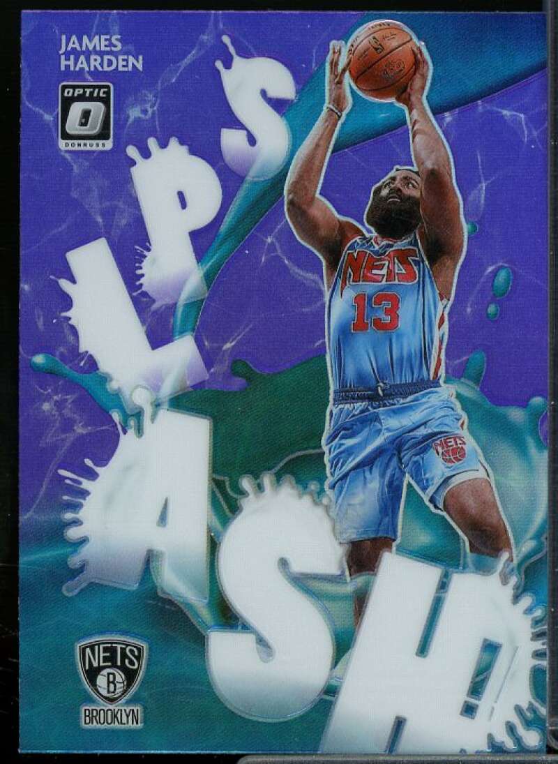 James Harden Card 2020-21 Donruss Optic Splash Holo #1  Image 1