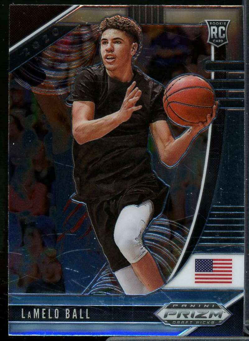 LaMelo Ball Rookie Card 2020-21 Panini Prizm Draft Picks #3  Image 1