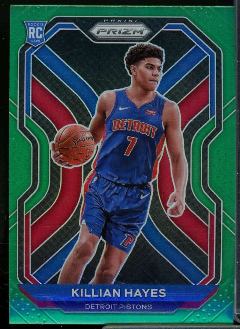 Killian Hayes Rookie Card 2020-21 Panini Prizm Prizms Green #270  Image 1